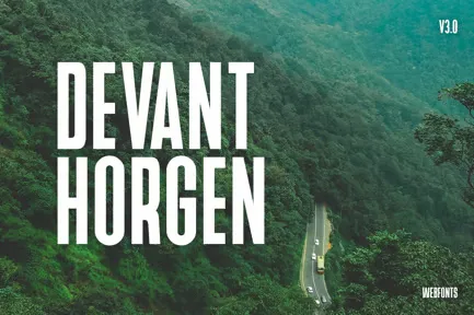 Devant Horgen - Modern Typeface