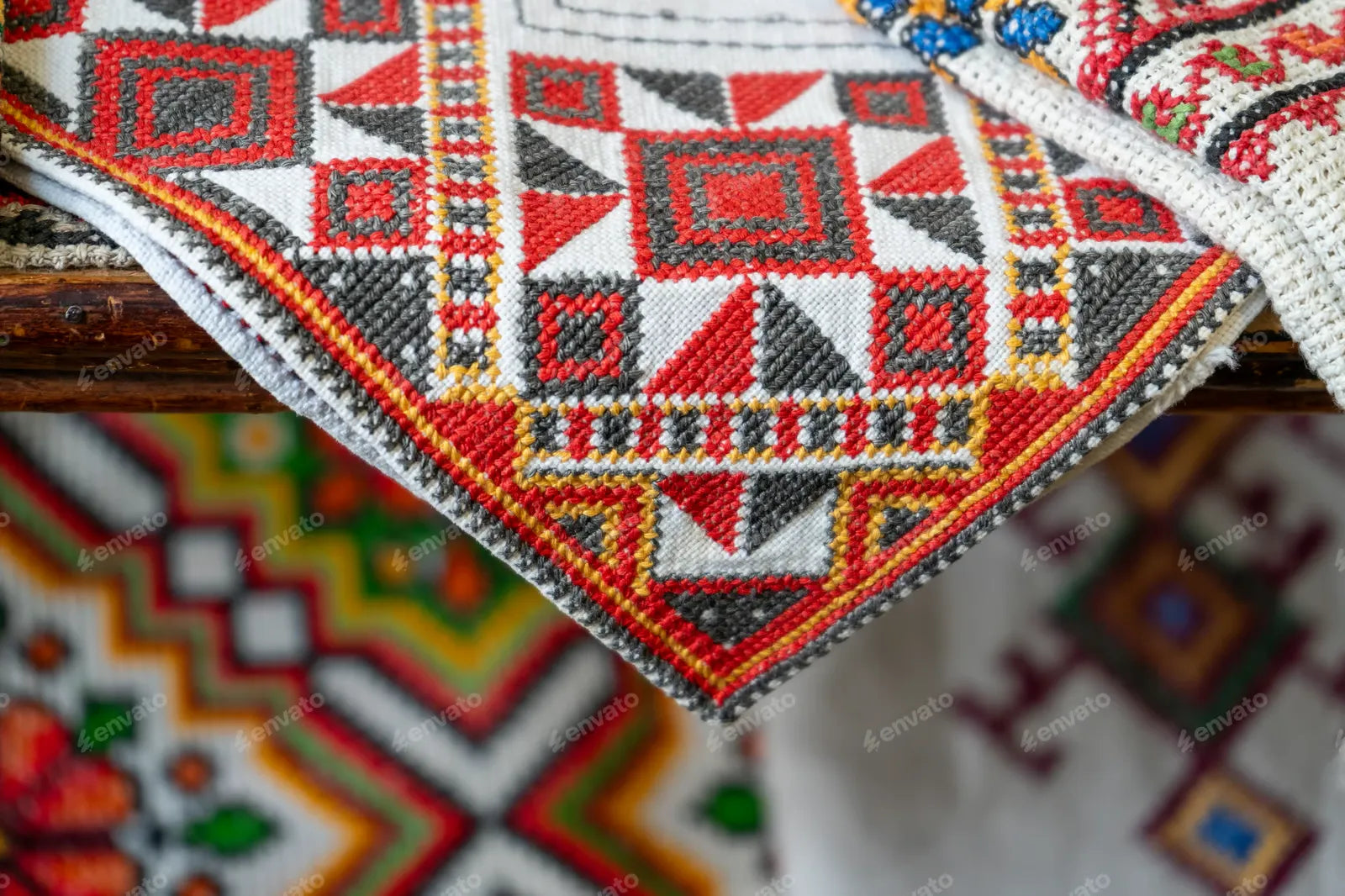 Embroidery Ukraine ornament Vyshyvanka Ukrainian cross stitch.