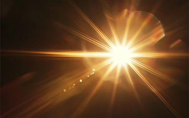 15 Yellow Lens Flare Light Overlay