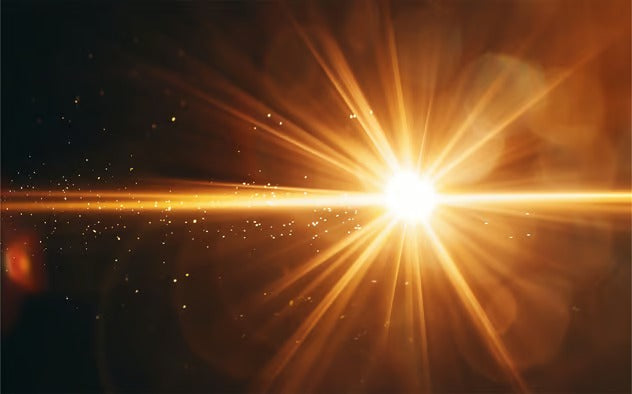 15 Yellow Lens Flare Light Overlay