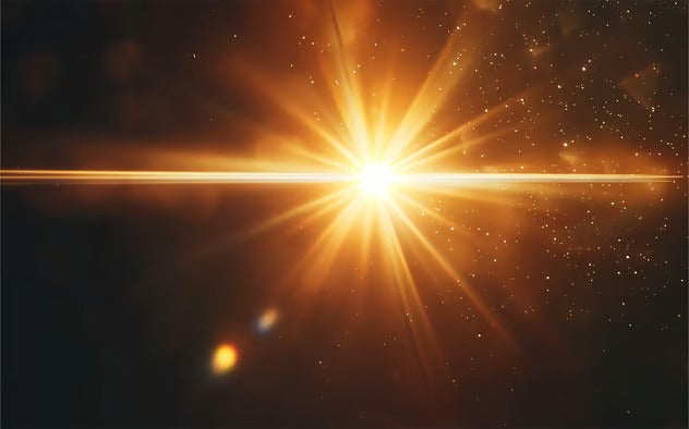 15 Yellow Lens Flare Light Overlay