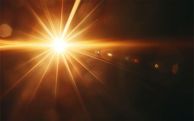 15 Yellow Lens Flare Light Overlay