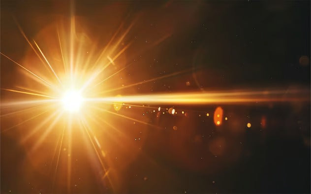 15 Yellow Lens Flare Light Overlay