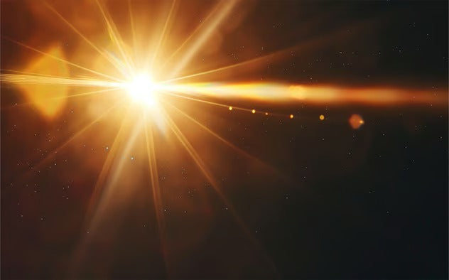 15 Yellow Lens Flare Light Overlay