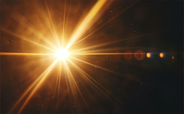 15 Yellow Lens Flare Light Overlay