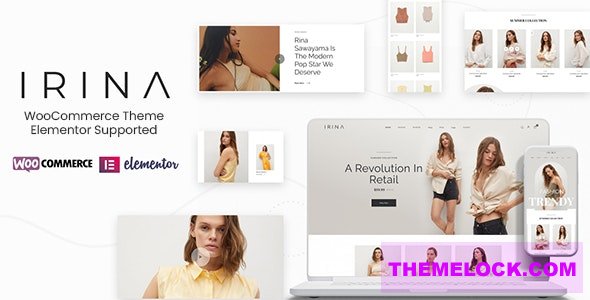 IRINA Elementor WooCommerce Theme