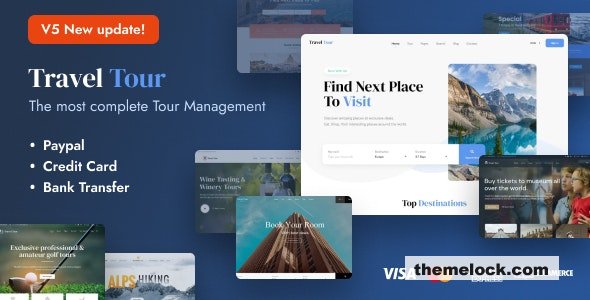 Travel Tour - Travel Booking WordPress