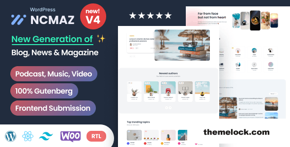 Ncmaz - News Magazine WordPress Theme