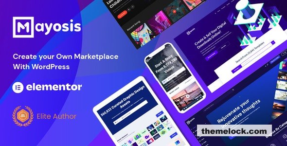 Mayosis Digital Marketplace WordPress Theme