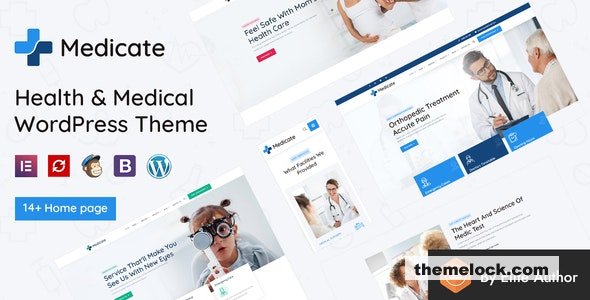 Medicate Health & Medical WordPress Theme + RTL Ready