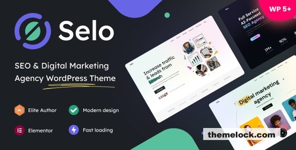 Selo SEO & Digital Marketing Agency WordPress Theme