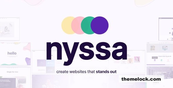 Nyssa One & Multi Page Multipurpose WordPress theme