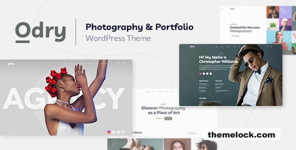 Odry - Photography WordPress Theme