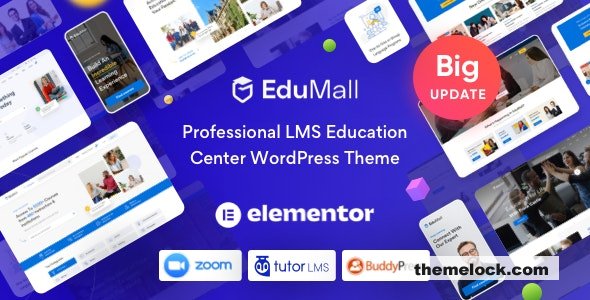 EduMall Professional LMS Education Center WordPress Theme