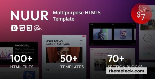 Nuur - Multipurpose HTML5 Template