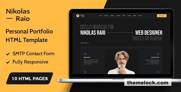 Nikolas Raio - Personal Portfolio Template