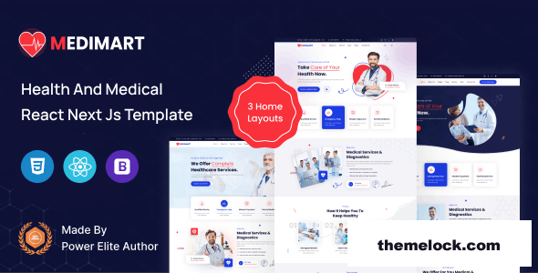 Medimart – Health And Medical React Next Js Template