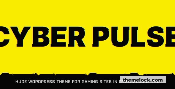 CyberPulse - Gaming & eSports Theme for WordPress