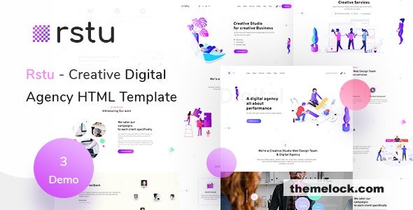 Rstu - Digital Agency HTML Template