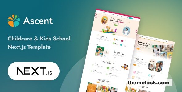 Ascent - Childcare & Kids Education Next Js Template