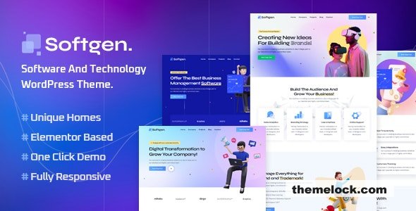 Softgen Software & Technology WordPress Theme