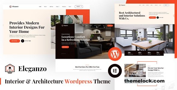 Eleganzo Interior & Architecture WordPress Theme