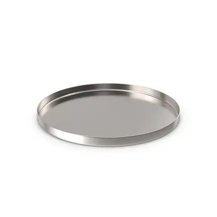 Silver Circle Serving Tray