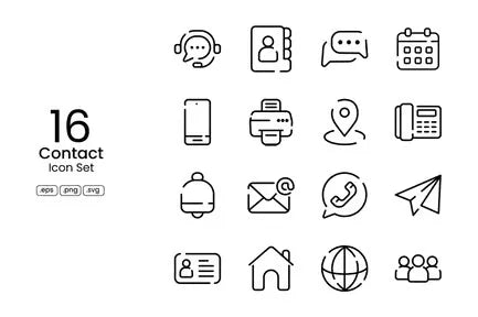 Contact Icons