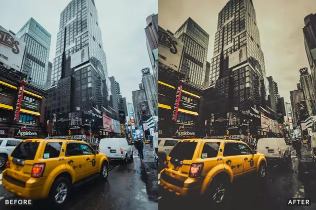 Urban Matte Black Lightroom Presets