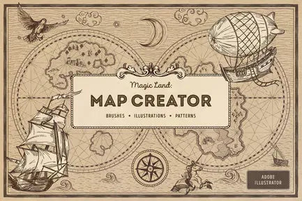 Magic Lands: Vintage Map Creator