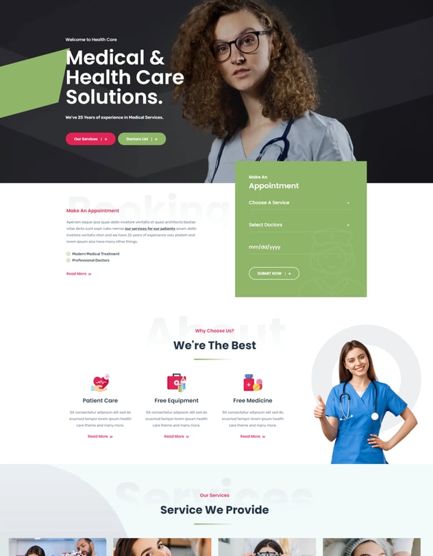 Doctio - Medical Health WordPress Theme