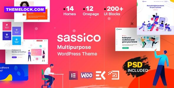 Sassico Multipurpose Saas Startup Agency WordPress Theme