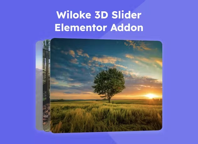 Wiloke 3D Slider Elementor Addon