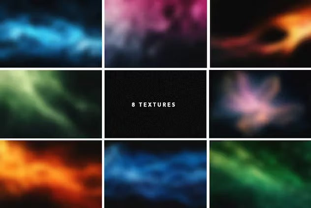 8 Gradient Futuristic Textures