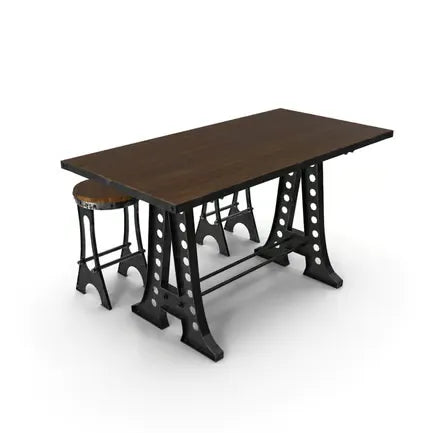 A Frame Dining Table and Stools