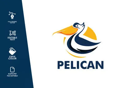 Pelican Logo Design