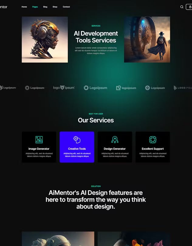 AI Mentor | AI Image Generator WordPress Theme