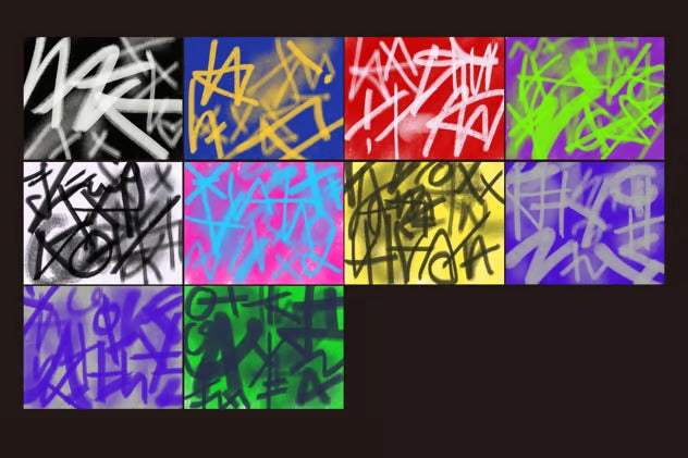 Abstract Graffiti Backgrounds