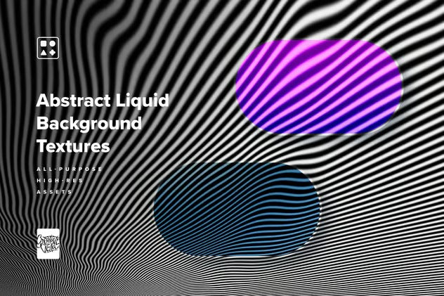 Abstract Liquid Texture Backgrounds