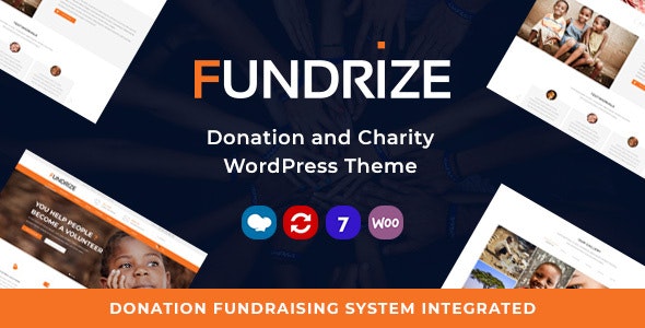 Fundrize | Responsive Donation & Charity WordPress Theme