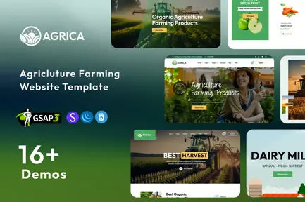 Agrica - Agriculture HTML Template