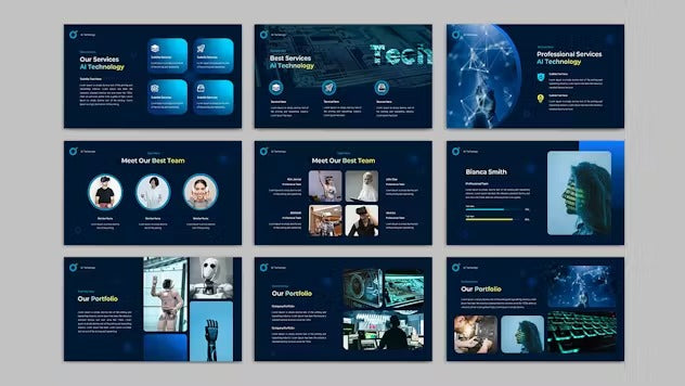 Ai Technology Powerpoint Template