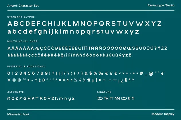 Ancorli Modern Display Sans Font