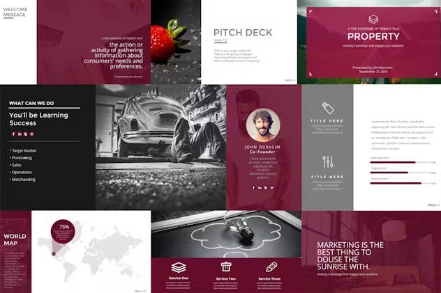 BUSINESS PITCH DECK Google Slides