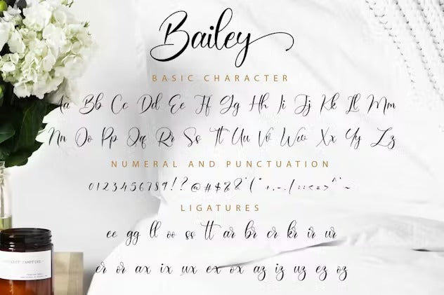 Bailey - Wedding Font