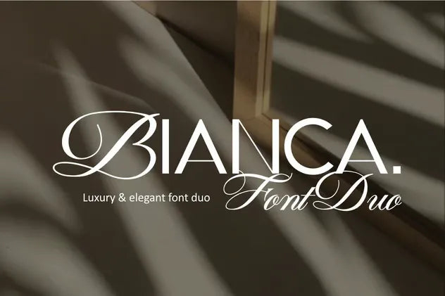 Bianca | Sans Script Font Duo