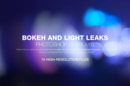 Bokeh & Light Leaks Backgrounds