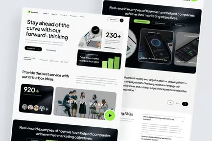 Bostim - Digital marketing Agency Landing Page