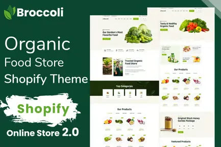 Broccoli - Organic Food Store Shopify Theme