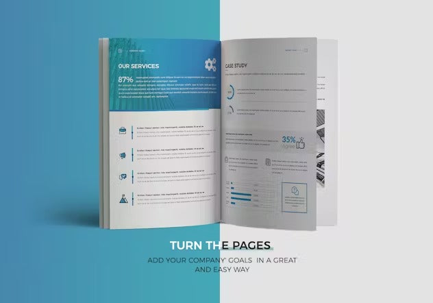 Brochure Template 24 Pages | Canva | Docx |ID| Ai